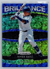 2020 Panini Prizm #B-5 Javier Baez Brilliance Blue Donut Circles Prizm #/199