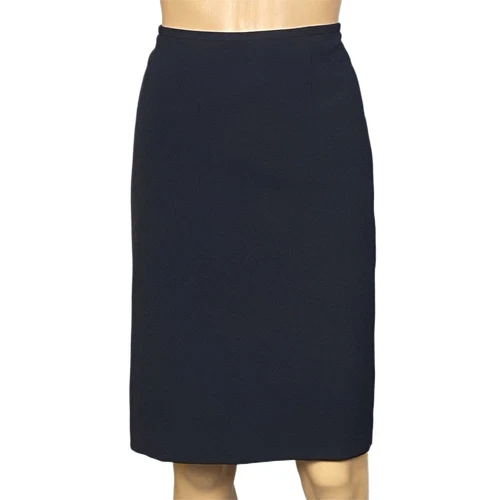 Calvin Klein black Ponte Pencil Midi skirt for work or casual wear Size 8 EUC