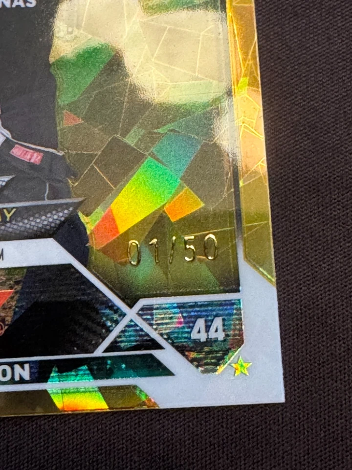 2023 Topps Cromo Zafiro Fórmula 1 F1 Lewis Hamilton Oro 1/50 #173 Foto 2 de 2