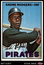 1967 Topps #554 Andre Rodgers Pirates 5 - EX