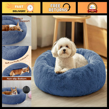 Calming Anti-Anxiety Pet Bed for Small Dogs Cats, Fluffy Donut Cushion 20