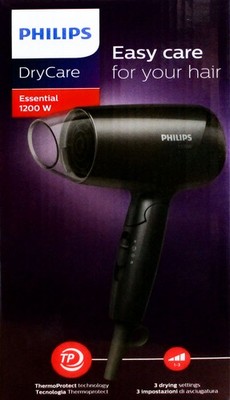 Philips Haartrockner EssentialCare Reisefön mit einklappbaren Griff BHC010/00