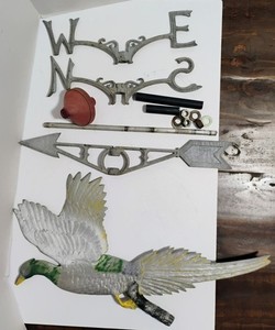 Vintage Pheasant Weathervane Cast Aluminum Robbins, Maryville, MO. Weather Vane