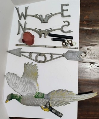 Vintage Pheasant Weathervane Cast Aluminum Robbins, Maryville, MO. Weather Vane