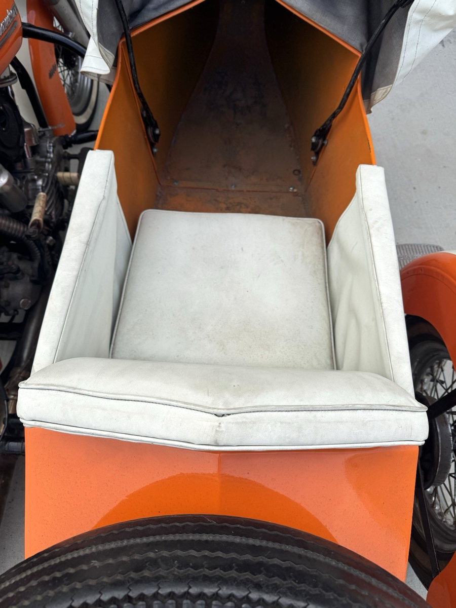 Harley Knucklehead Sidecar Interior Seat Side Panels Panhead LE