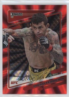 2022 Donruss UFC Holo Red Laser 61/75 Diego Ferreira #189 1bl9