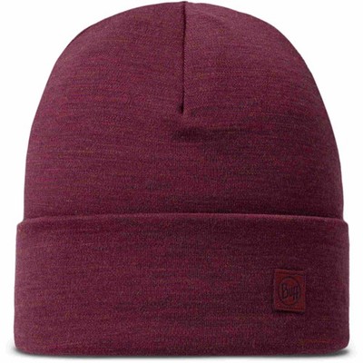 BUFF Heavyweight Merino Wool Hat Solid Tibetan Red Mütze