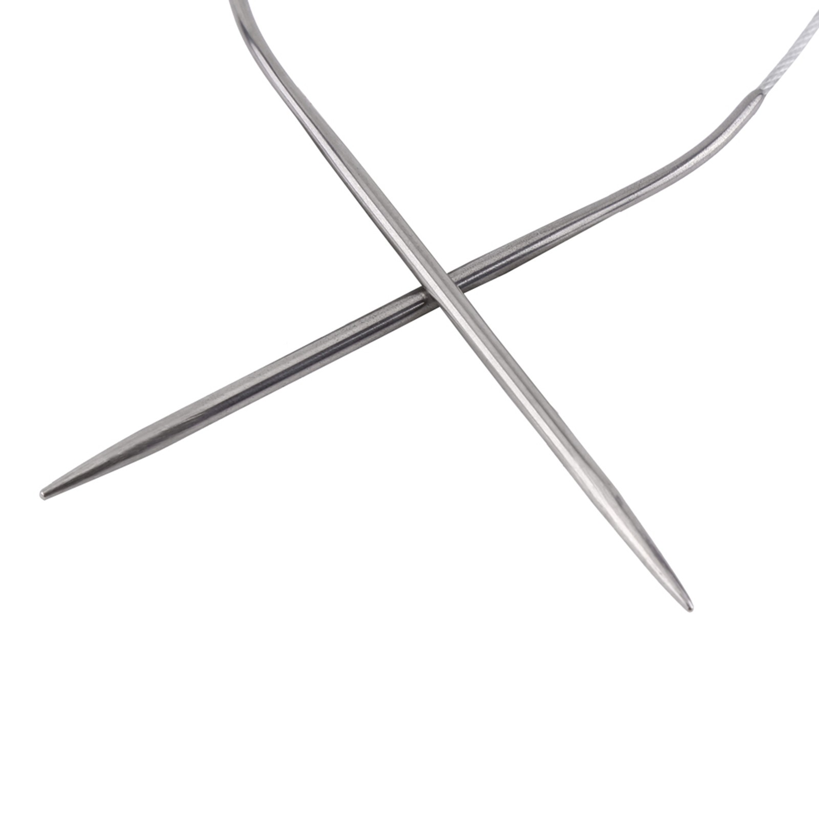11pcs Steel Stainless Circular Needle Knitting Tools Crochet Craft