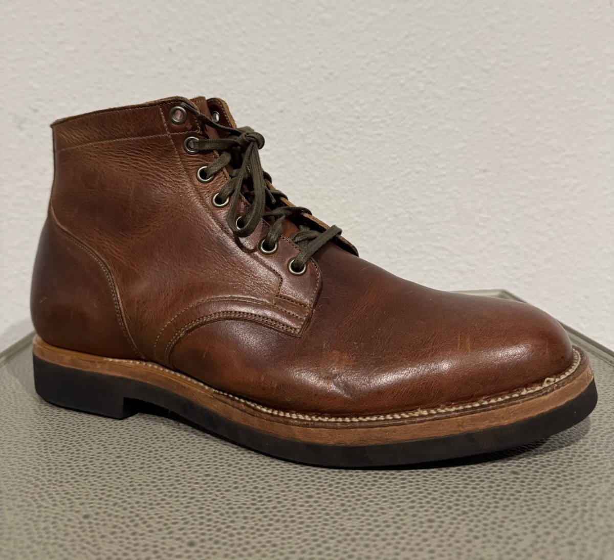 Viberg service boot 2030, Viberg 8.5 Brown Leather *AMPUTEE