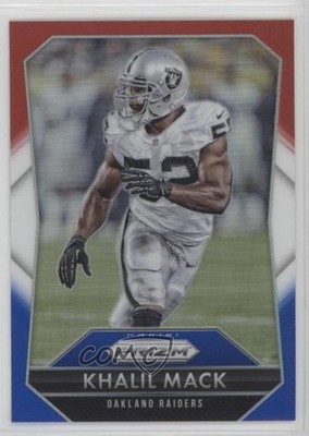 2015 Panini Prizm Red White & Blue Prizm Khalil Mack #114 0b3