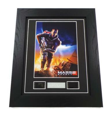 MASS EFFECT 2 FILM CELL Framed COMMANDER SHEPARD Video Game Memorabilia GIFTS