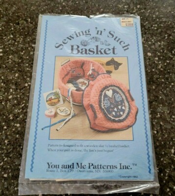 Sewing 'n' Such Basket You and Me Patterns Inc UNCUT