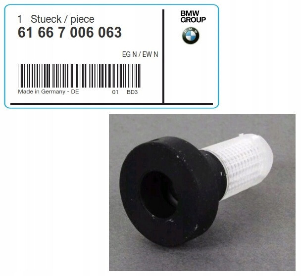 イマンシペイション p706p5g Genuine BMW 3 5 7 Series Windshield Washer Pump Grommet