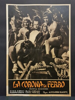 LA CORONA DI FERRO fotobusta poster Blasetti Luisa Ferida Girotti AD48