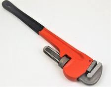 Hoteche H.D. Pipe Wrench 24" Forged Steel Plumber Dipped Handle 
