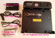 NEW 7160-0264-03-P Gamber-Johnson Dock Station CF-19 ToughBook +DC Power Adapter