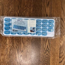 MEDCA 31 Day Monthly Pill Organizer Medication Pod Compartment Planner Box