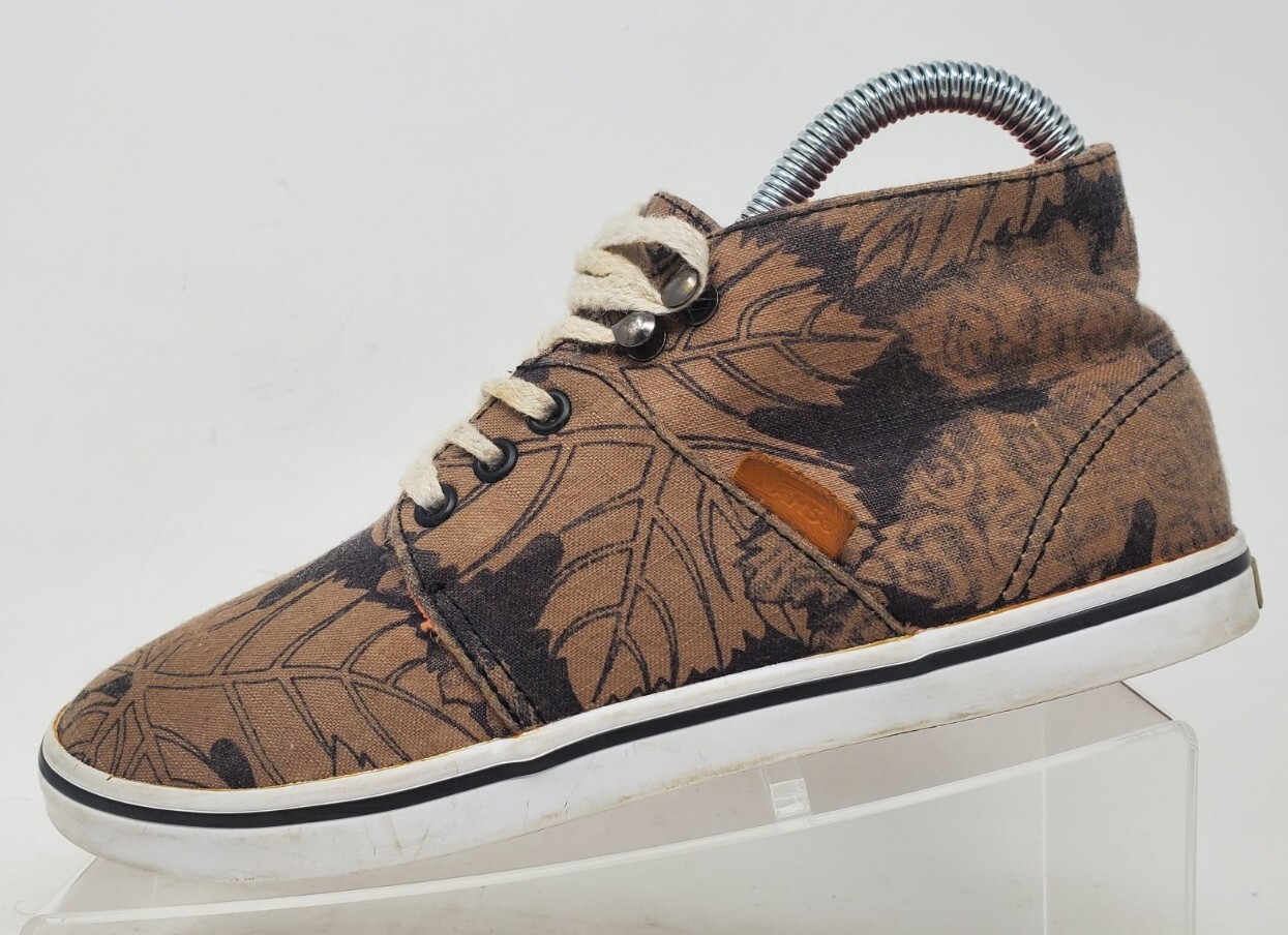 Vans Leaves Leaf Ankle Lace Up Shoes Womens 5.5 Brown Salmon VN-0SDV7K6 thumbnail 2