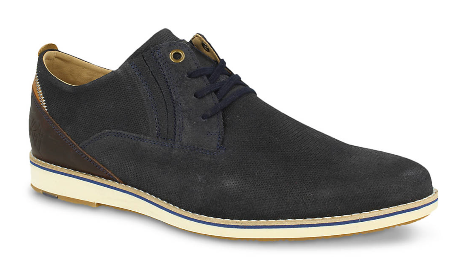 SAOLA Scarpe Oxford da uomo BULLBOXER Roley blu scuro $125 ~ taglia 8 NUOVE ~ EUR 41
