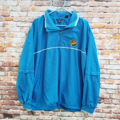   Peoria Chiefs Antigua Aqua Blue Quarter Zip Jacket Men's XL Cubs Cardinals