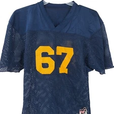 VTG Ripon Michigan University Colors RIP 67 Mesh Football Jersey Size Medium