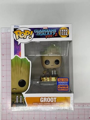 #1222 WC Groot (Pushing Button) Marvel GotG 2 2023 Con Funko POP FREE P&P RARE!!