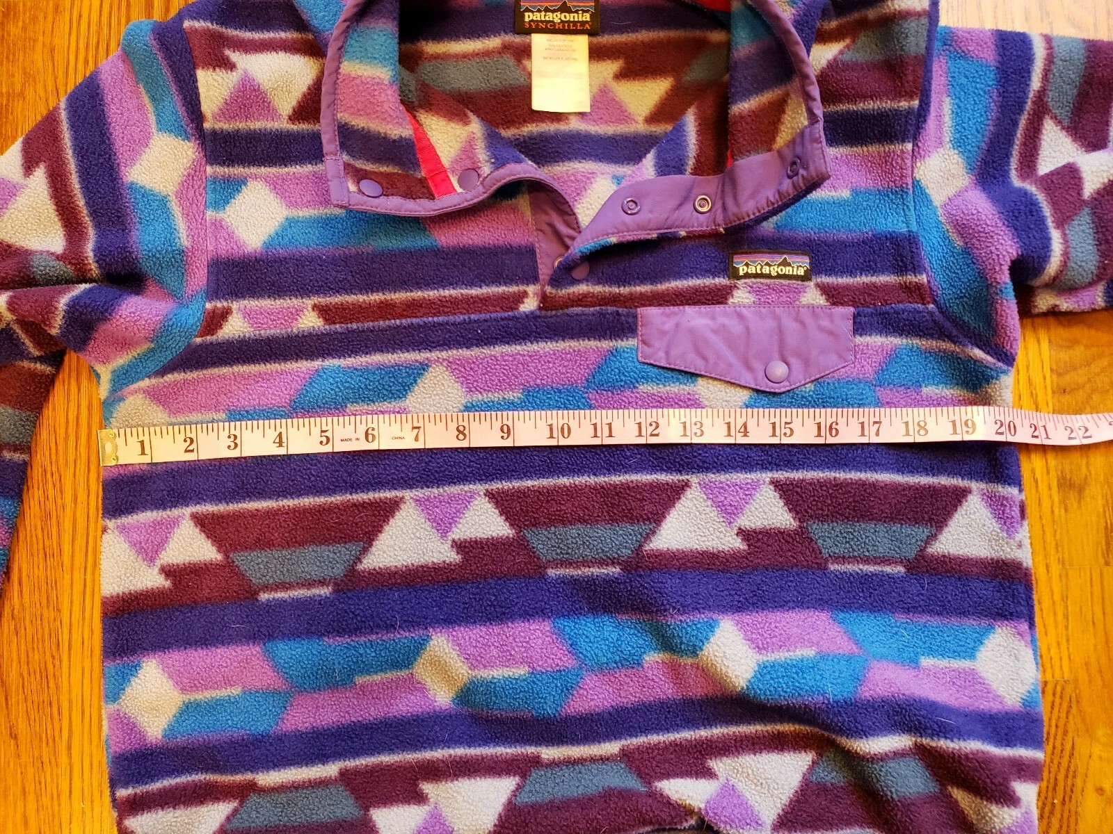 Patagonia Aztec Tribal Synchilla T-Snap 