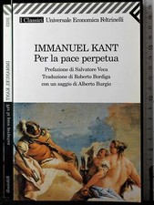 PER LA PACE PERPETUA. IMMANUEL KANT. FELTRINELLI.