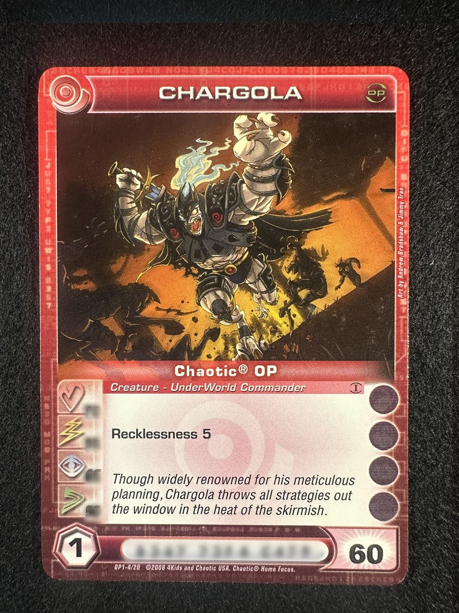 Chaotic TCG Mid E 60 Chargola 4/20 OP1 1st Ed Uncommon NM/LP | eBay