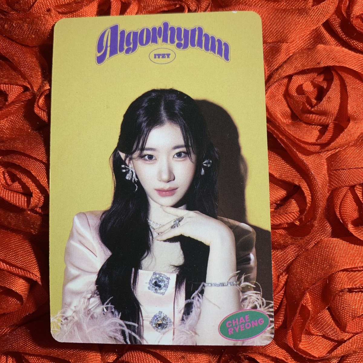 CHAERYEONG ITZY Algorhythm Edition Celeb K-POP Girl Photo Card