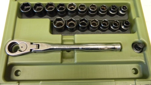 MATCO TOOLS 3/8" DRIVE SPECIAL FORCES PASS THROUGH 19PC 6PT SOCKET SET #RL100 - Picture 3 of 12