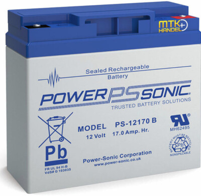 POWERSONIC PS 12170 / 12V 17Ah VdS