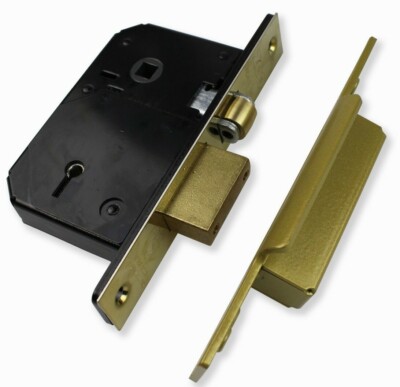 Einsteckflügelschloss 5 Hebel Chubb Türschloss Retro Fit British Standard 67mm & 80mm