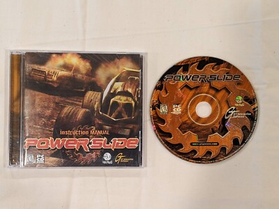 Power Slide PC Game Boxed CD-Rom Classic Off-Road Racing Game 1998 Rated E CIB