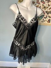 Vintage Victoria's Secret Lingerie Dress, Union Made 1980s, U.S.A. Gold Label