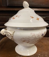 Les Fils Jeunes de J. Morance Bordeaux Soupière Faïence Service Vieillard