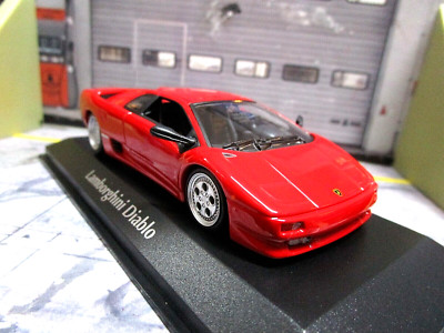 LAMBORGHINI Diablo V12 rot red 1994 Minichamps Maxichamps RAR 1:43