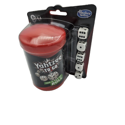YAHTZEE - ON THE GO - TRAVEL EDITION  New in blister pack