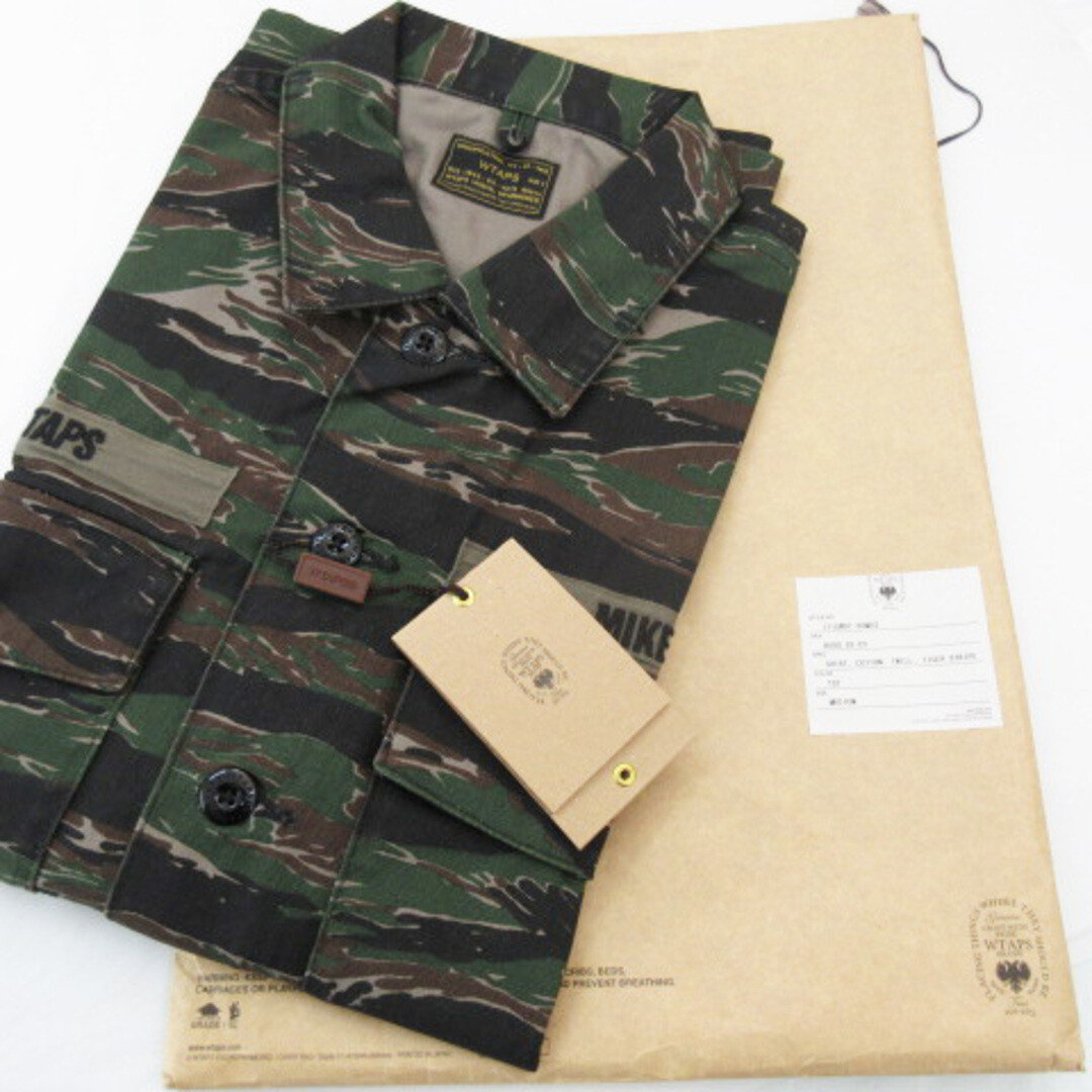 Double Taps WTAPS BUDS SS 02 SHIRT TIGER STRIPE SHORT SLEEVE NON 