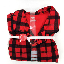Carter's Unisex Adult's Family Matching Pajama Set Red/Black X-Large NWT