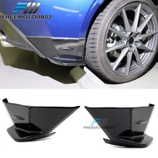 Fits 22-25 Subaru BRZ Toyota GR86 STI Rear Bumper Lip Side Spat Apron ABS 2PCS