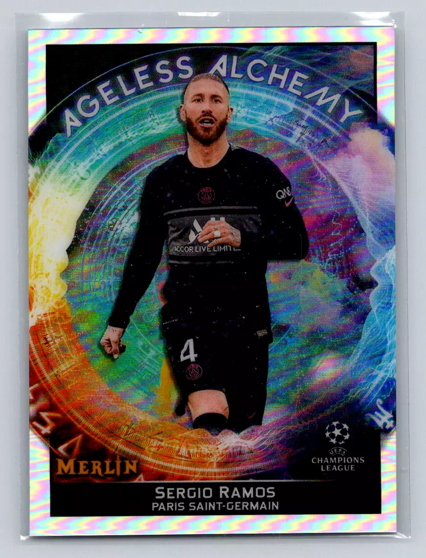 Sergio Ramos trading card