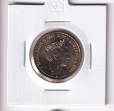 AUSTRALIAN: 2023 $1 QUEEN ELIZABETH N PRIVYMARK UNC COIN IN 2X2 HOLDER #4376