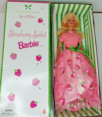 Avon Exclusive Special Edition Strawberry Sorbet Barbie 1998 | eBay
