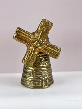 Windmill Brass Alloy Collectible Souvenir Thimble
