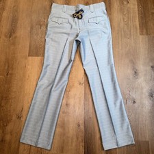 NOS Circle S Pants Mens 38 35 Vtg 70s Rockabilly Western Disco Mod Polyester New