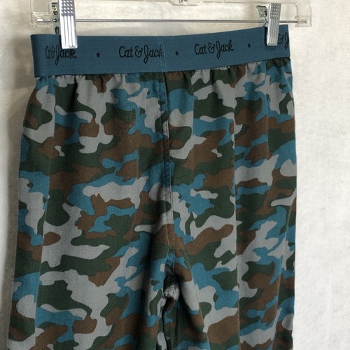 Cat Jack Lounge Pants Youth L Multicolor Camo Elastic Waist Polyester - Picture 6 of 10