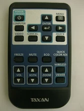 Remote Control: KG-RCPS2 for Taxan Projector