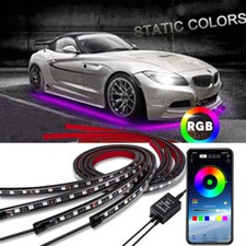 Car Flexible Underglow Lamp LED RGB Neon For 3 Series E46 E90 E91 E93 F30 F31