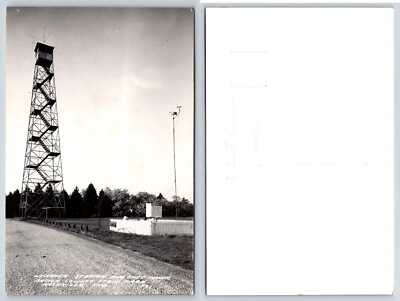 Nashville Indiana WEATHER STATION FIRE TOWER RPPC Postcard P640